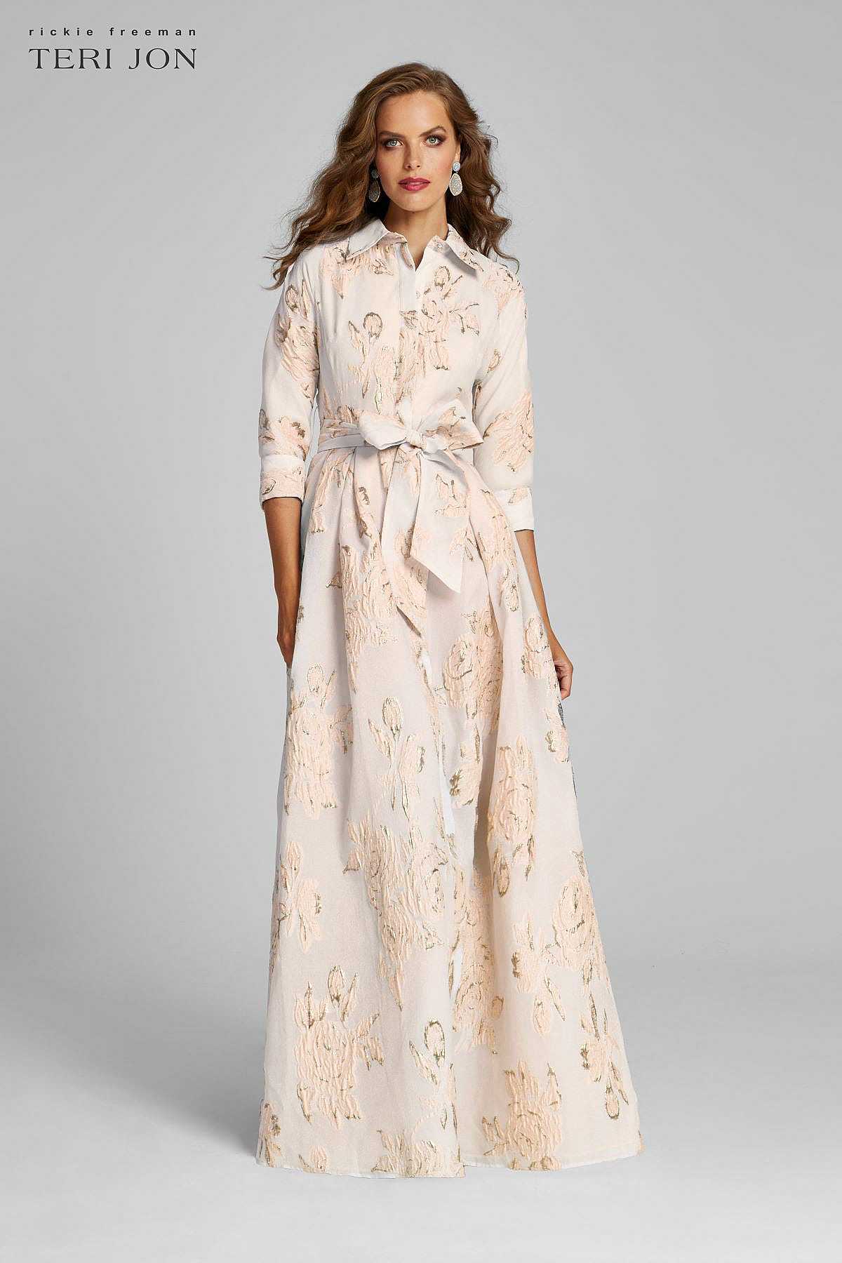 Teri jon store shirt dress